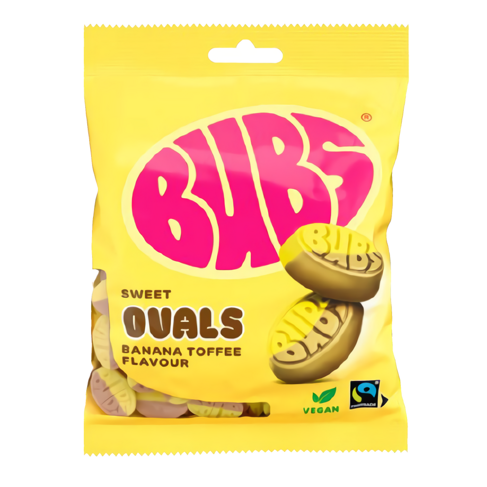 BANANA TOFFE OVALS 90G
