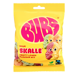 [BUB5450208168] FRUITY LEMON MIX SKALLE 90G (SURSKALLAR)