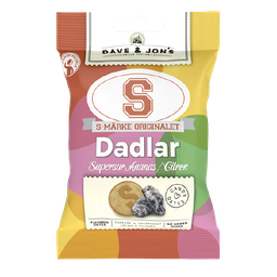 [CAP50791] S-MÄRKE DADLAR SUPERSUR ANANAS/CITRON 50G