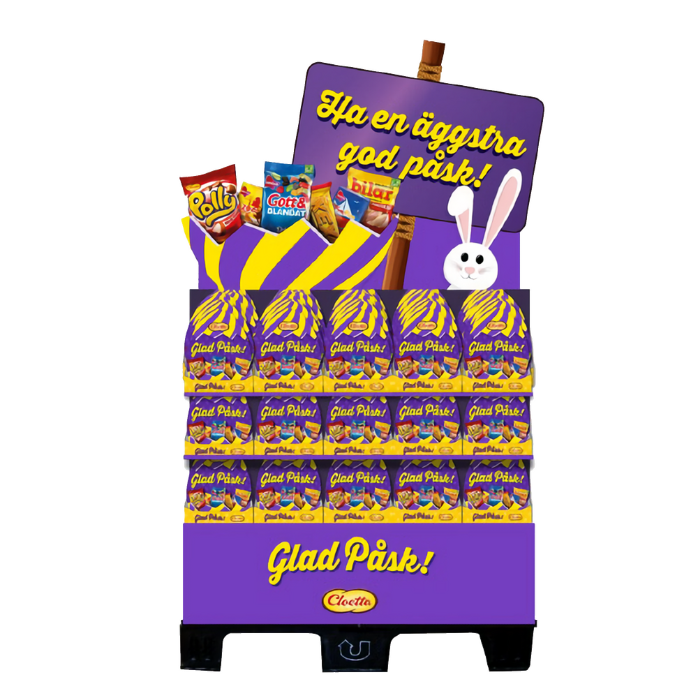 Cloetta Påskägg 1/2-p 150 x 167 g slut2026