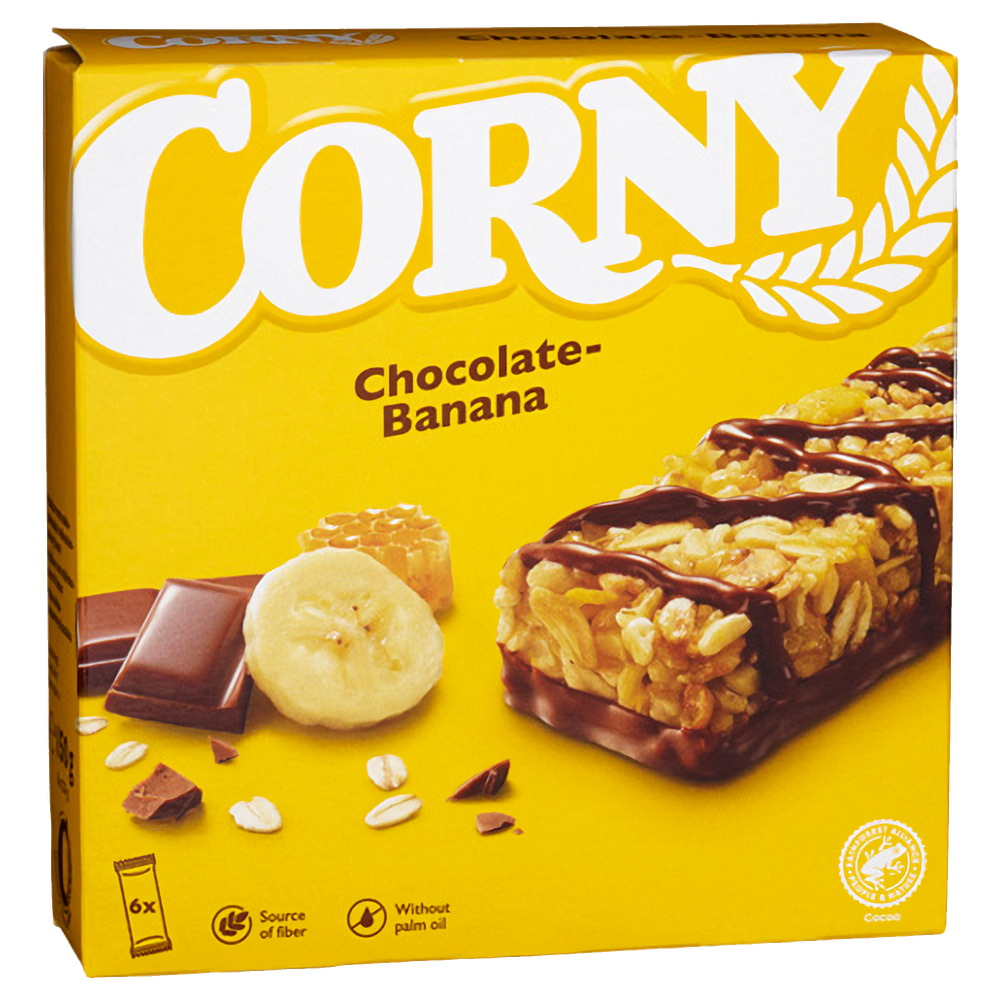 Corny Müslibars Banan/Choklad 6-P 25G