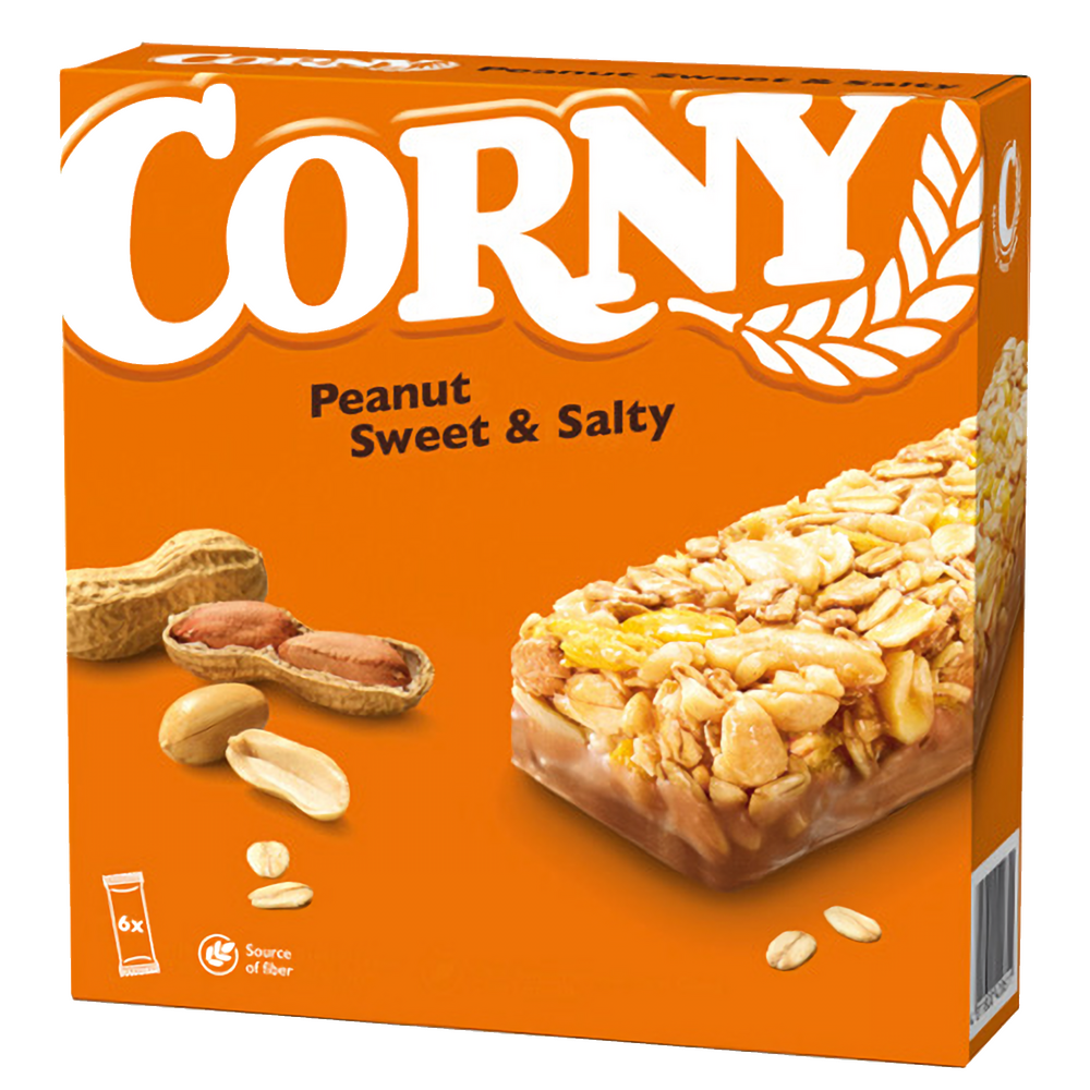 Corny Müslibars Peanut Sweet & Salty 6-P 25G