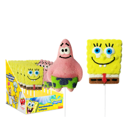 [ER55101] SPONGEBOB MARSHMALLOW LOLLIPOP 45G