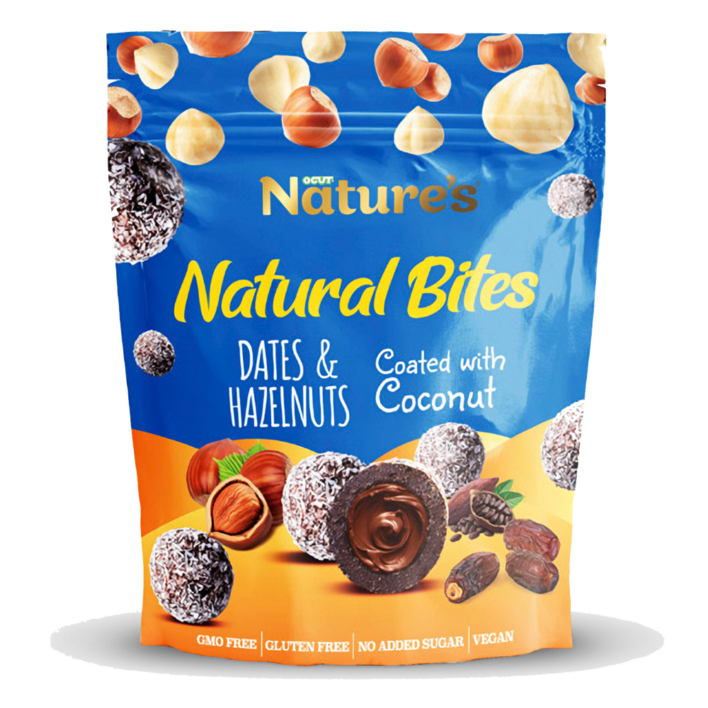 NATURAL BITES DATES&HAZERNUT COCONUT 96G