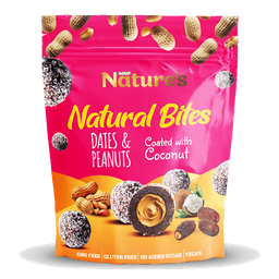 [ERT1053] NATURAL BITES DATES&PEANUT COATED WITH COCONUT96G