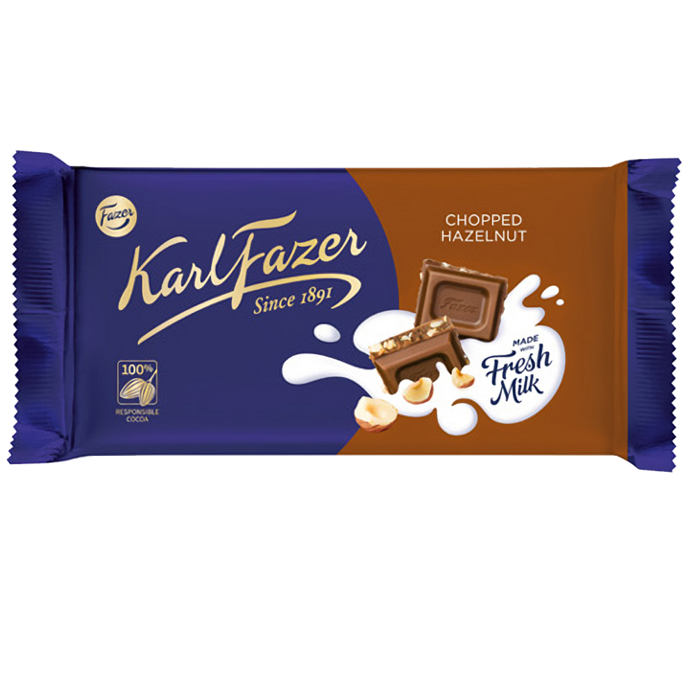 Karl Fazer Hackade Hasselnötter 145G