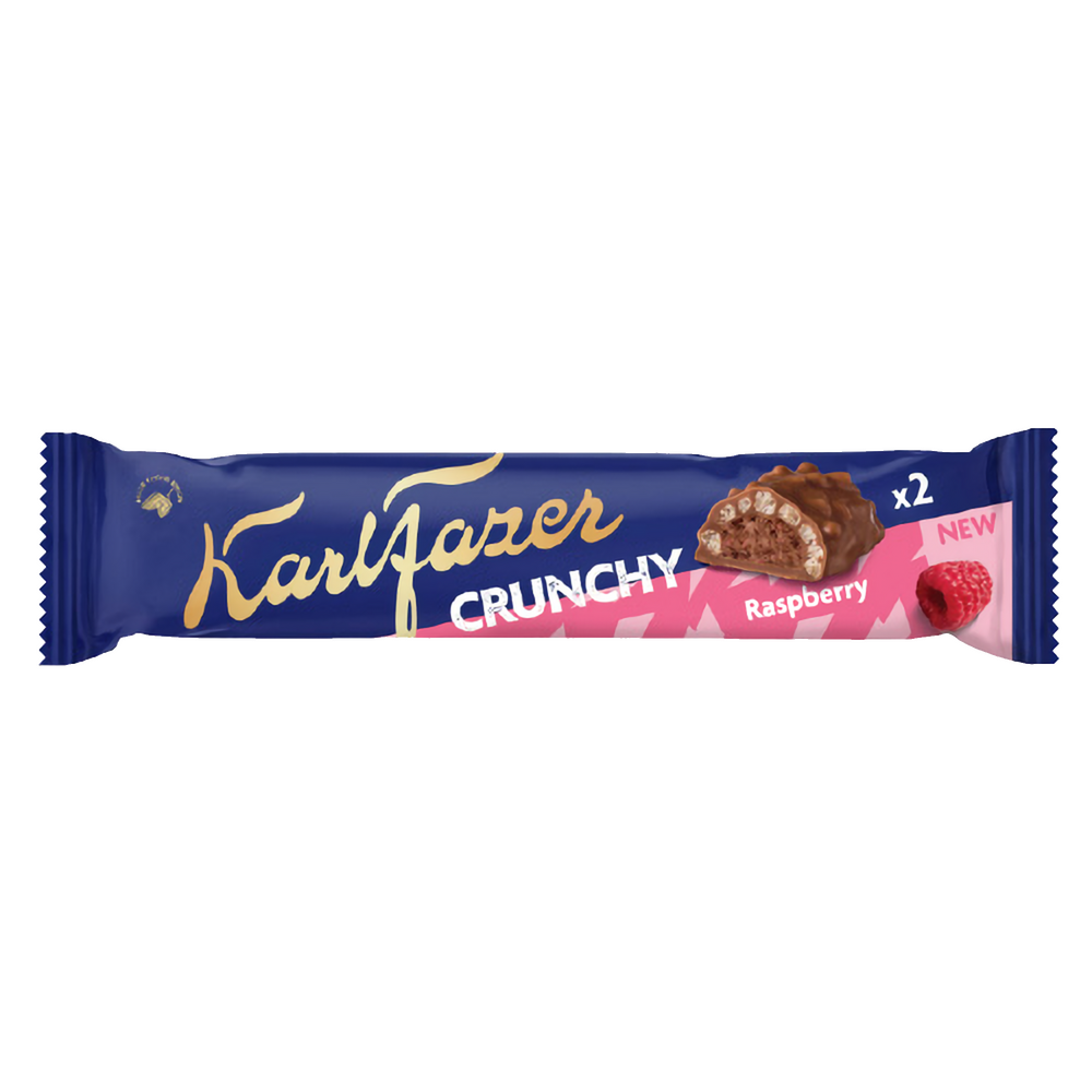 Karl Fazer Crunchy Raspberry 50G Dubbel
