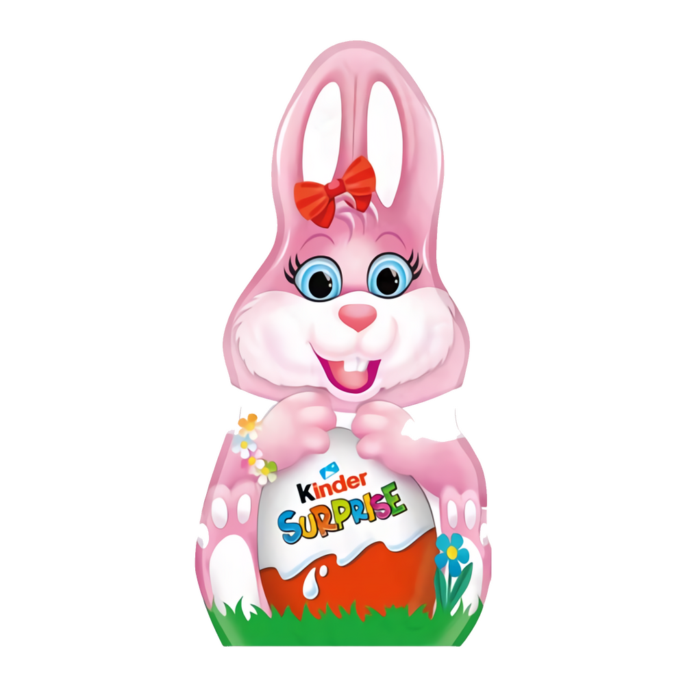 Kinder Easter Bunny with Kinder Egg 12 x 75g PINK