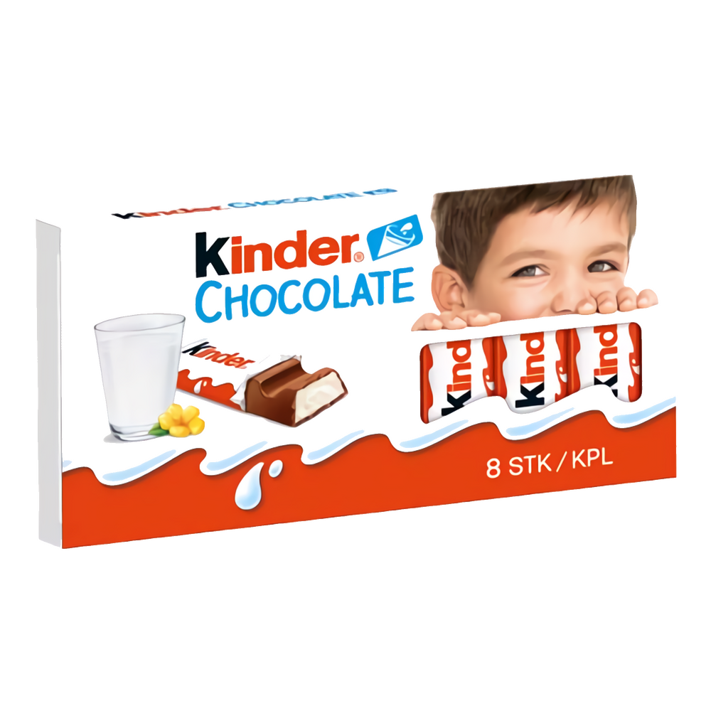 KINDER CHOCOLATE 8-PACK 10 x 100 g