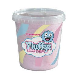 [FUN21110] Sockervadd Fluffyz Jordgubb 50G Burk