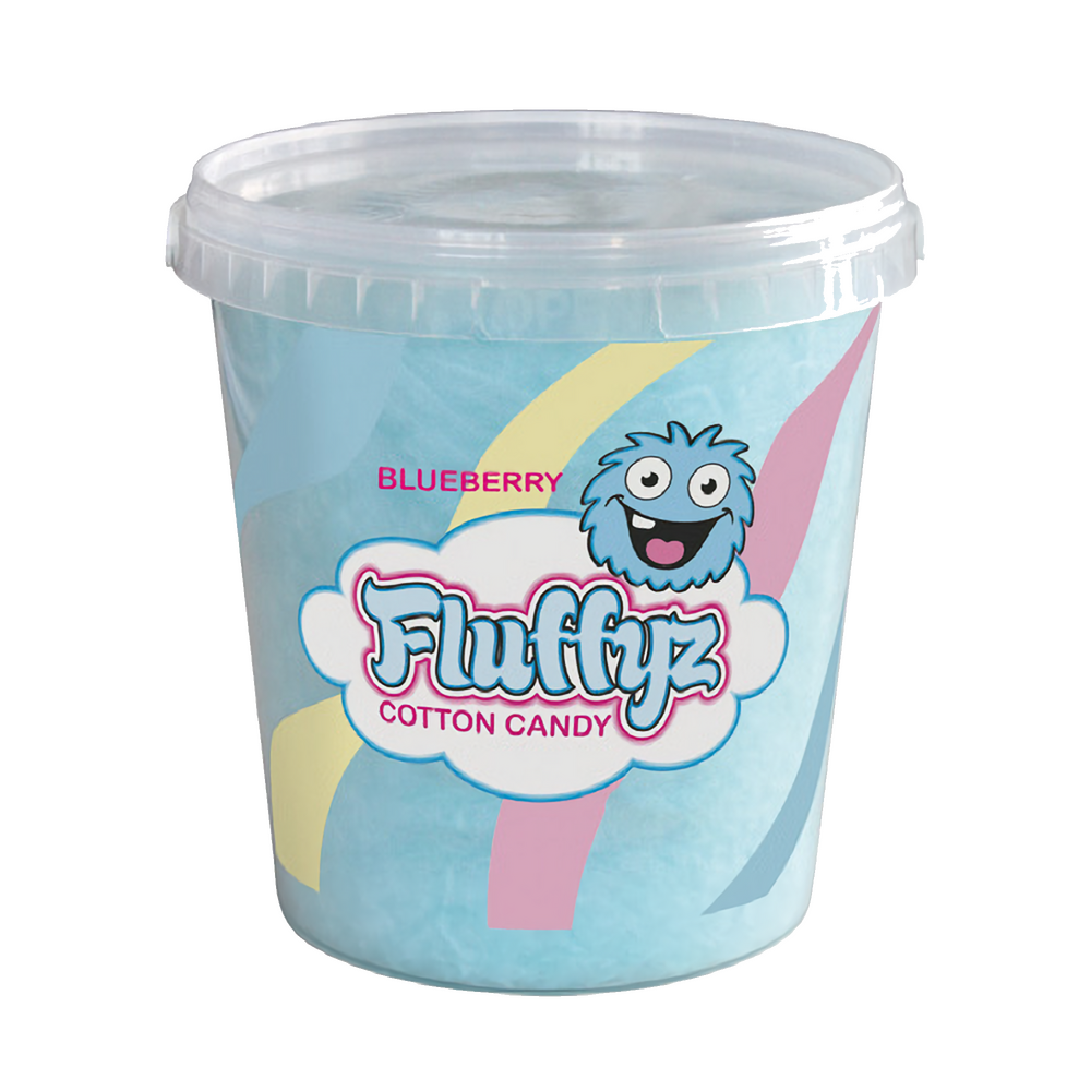 Sockervadd Fluffyz Blåbär 50G Burk