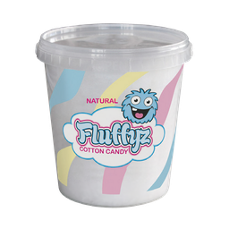 [FUN21112] Sockervadd Fluffyz Naturell 50G Burk