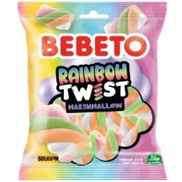 [GSD16010640] BEBETO RAINBOW TWIST MARSHMALLOW 12X60G