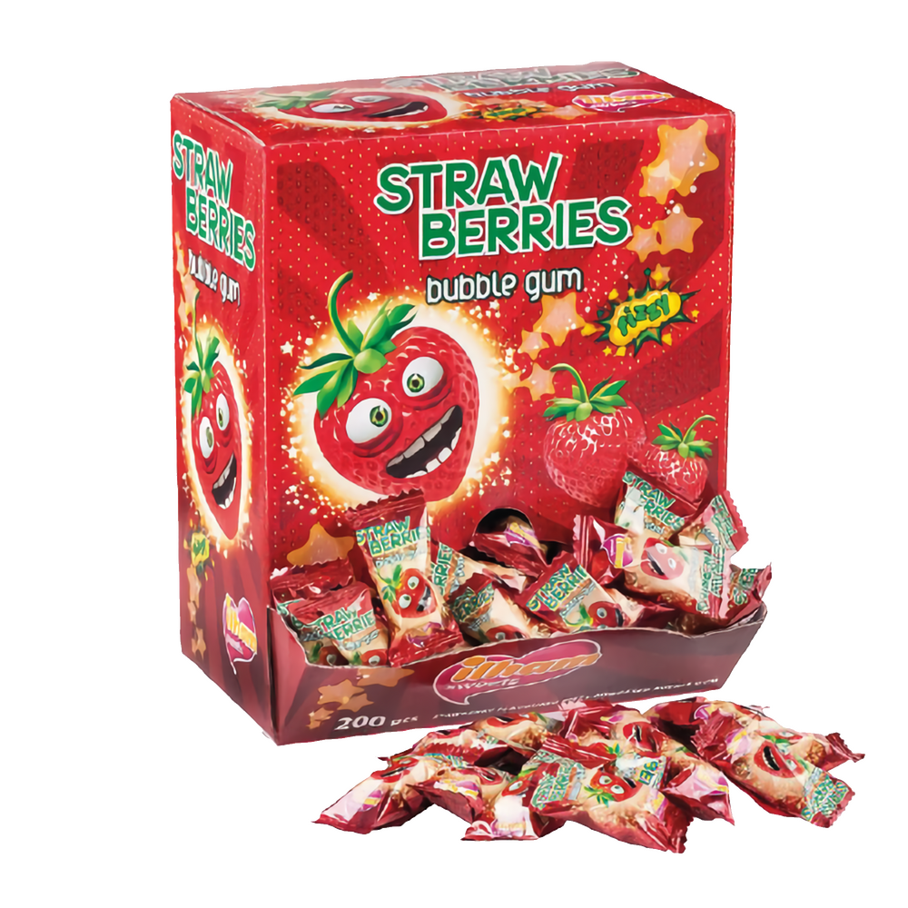STRAWBERRY BUBBLE GUM AUTOMAT