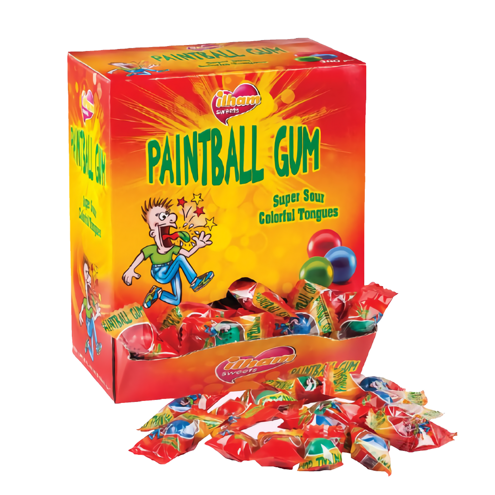 PAINT BALL BUBBLE GUM AUTOMAT