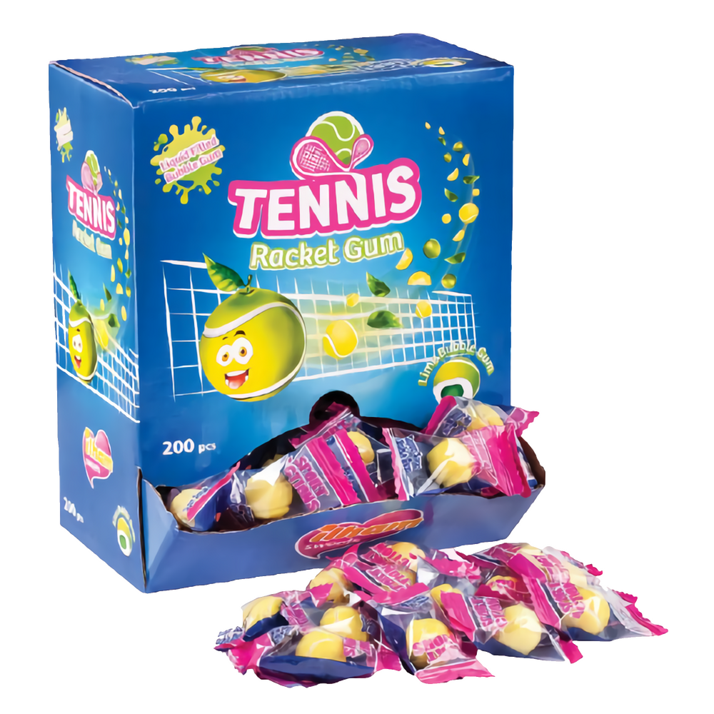 TENNIS BALLS BUBBLE GUM AUTOMAT