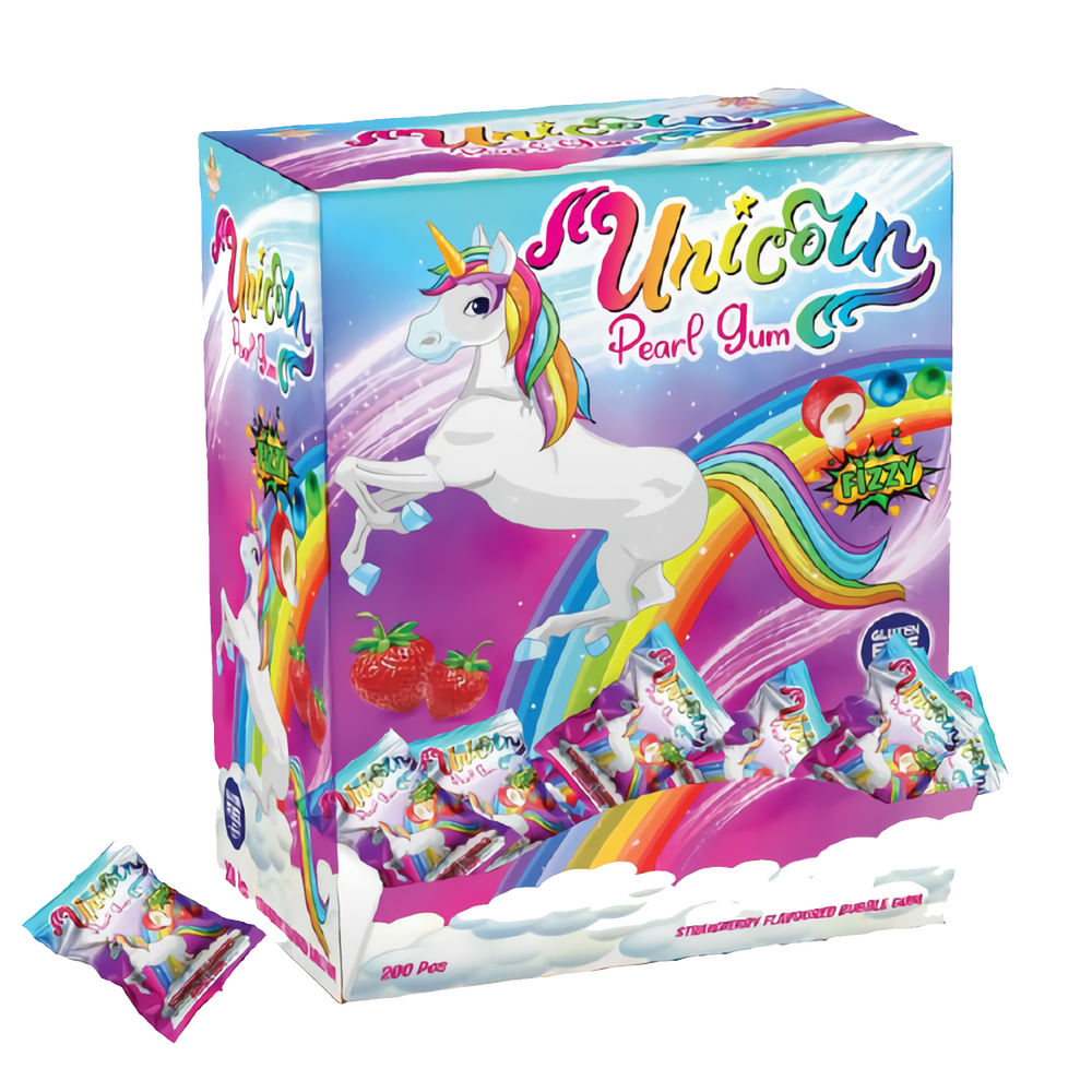 UNICORN PEARL BUBBLE GUM AUTOMAT