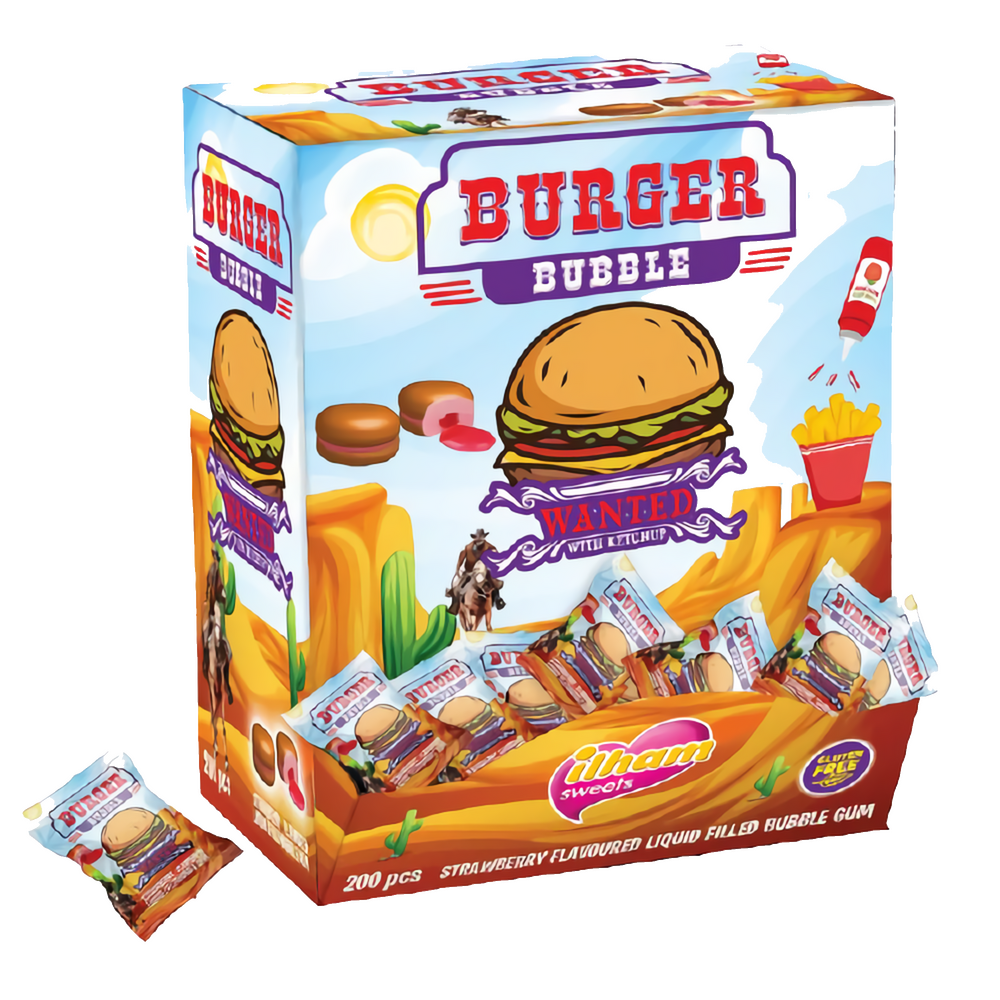 BURGER BUBBLE GUM AUTOMAT