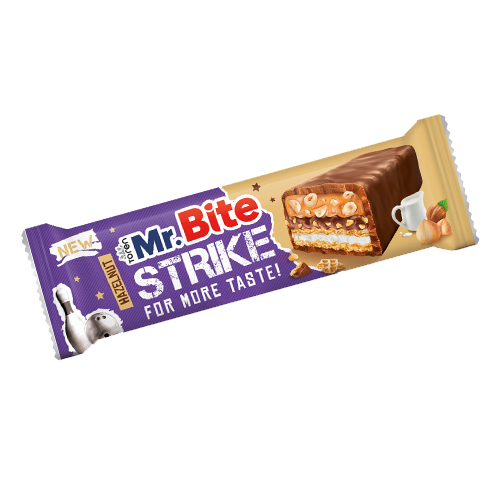 Mr Bite Strike Hasselnöt 24 x 40 g