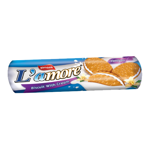 L Amore Dubbelkex Vanilj 24 x 150 g