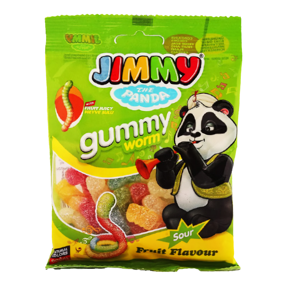 JIMMY SOUR WORM 80G