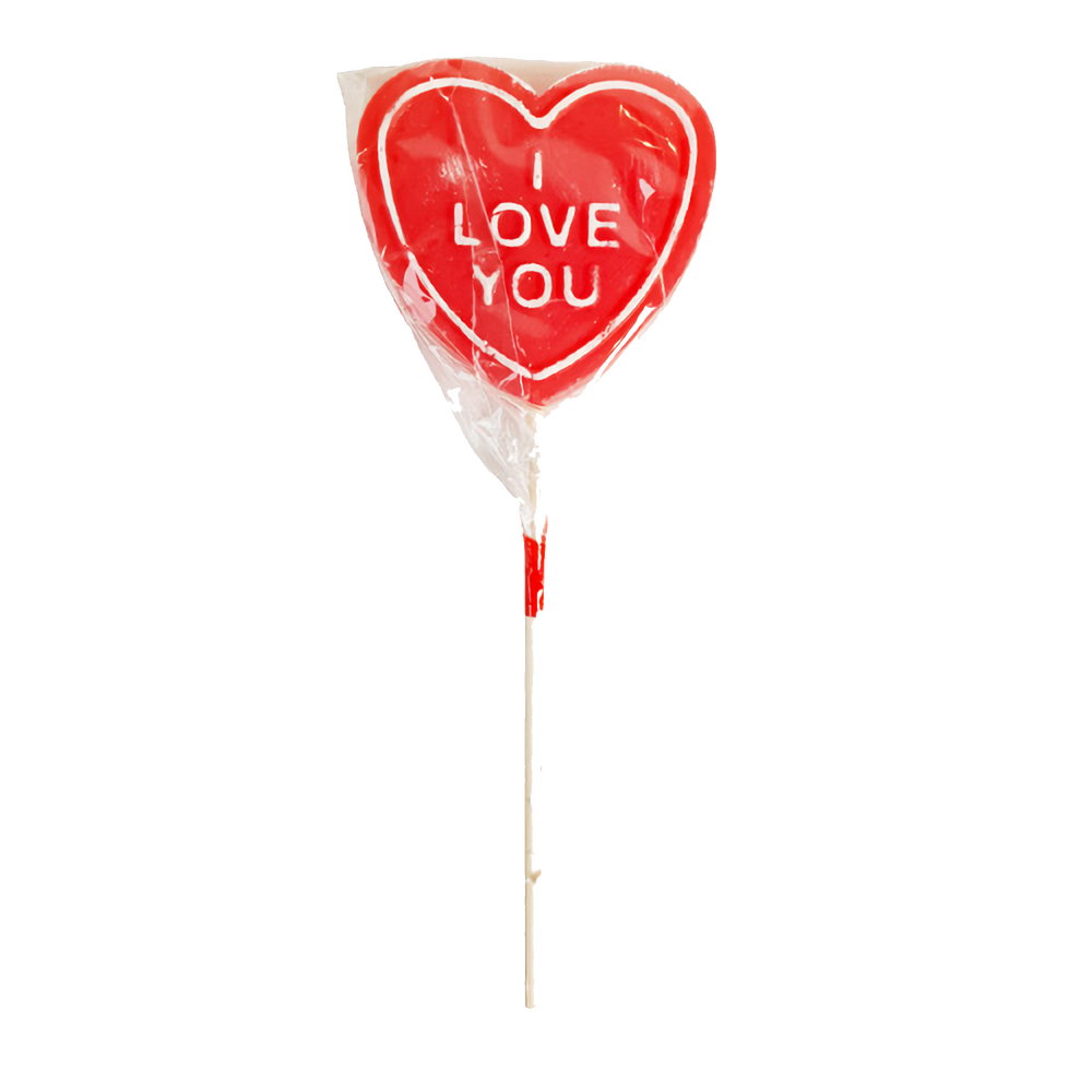 I LOVE YOU LOLLIPOP 75G (24 st klubbor)