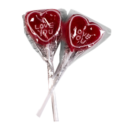 [JL90144] I LOVE YOU LOLLIPOP 17G (50 st klubbor)