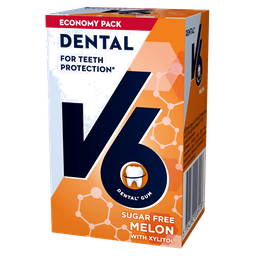 [KLIPP53098] V6 Dental Care Melon 12x70 g
