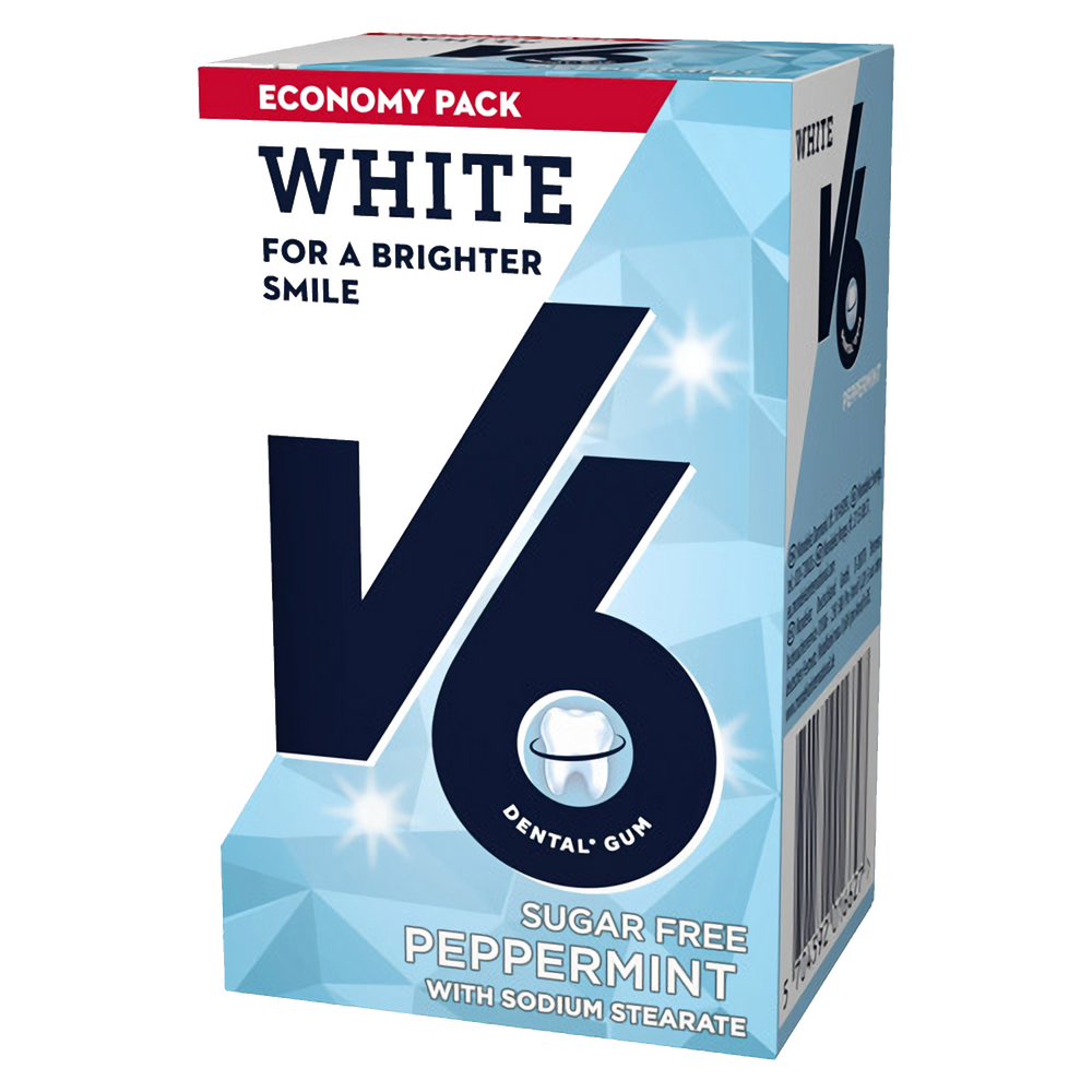 V6 White Peppermint 12 x 72g