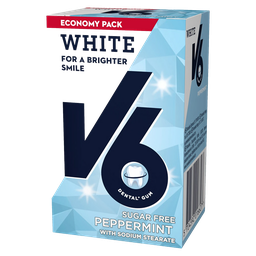 [KLIPP53101] V6 White Peppermint 12 x 72g