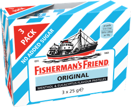 [KLIPP960738] Fishermans Friend Original SF 3-Pack