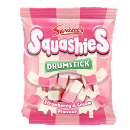 [KON229935] Squashies Stawberry & Cream 12x140g