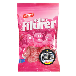 [KON229952] Hallonfilurer m. H.pulver Grahns 20x70g