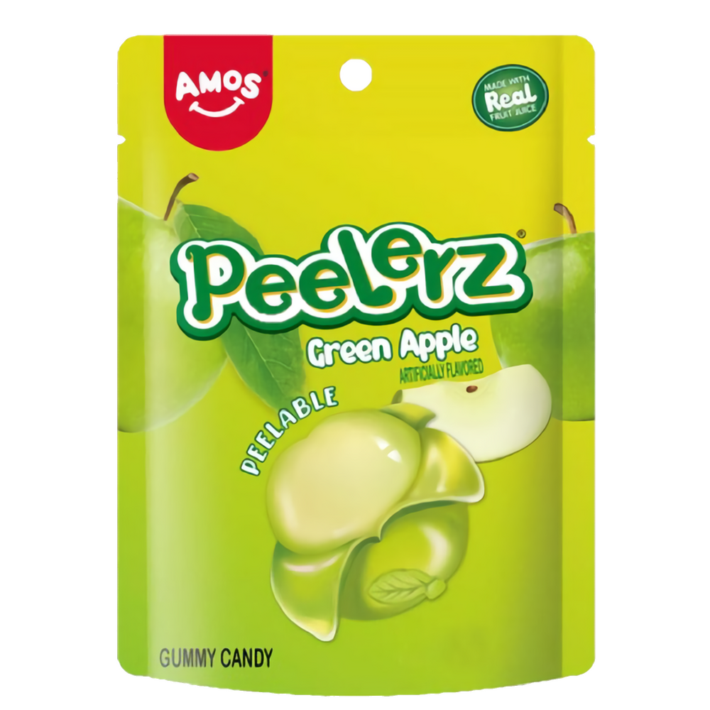 Amos Peelerz Green Apple 12x65g