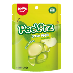 [KON230901] Amos Peelerz Green Apple 12x65g
