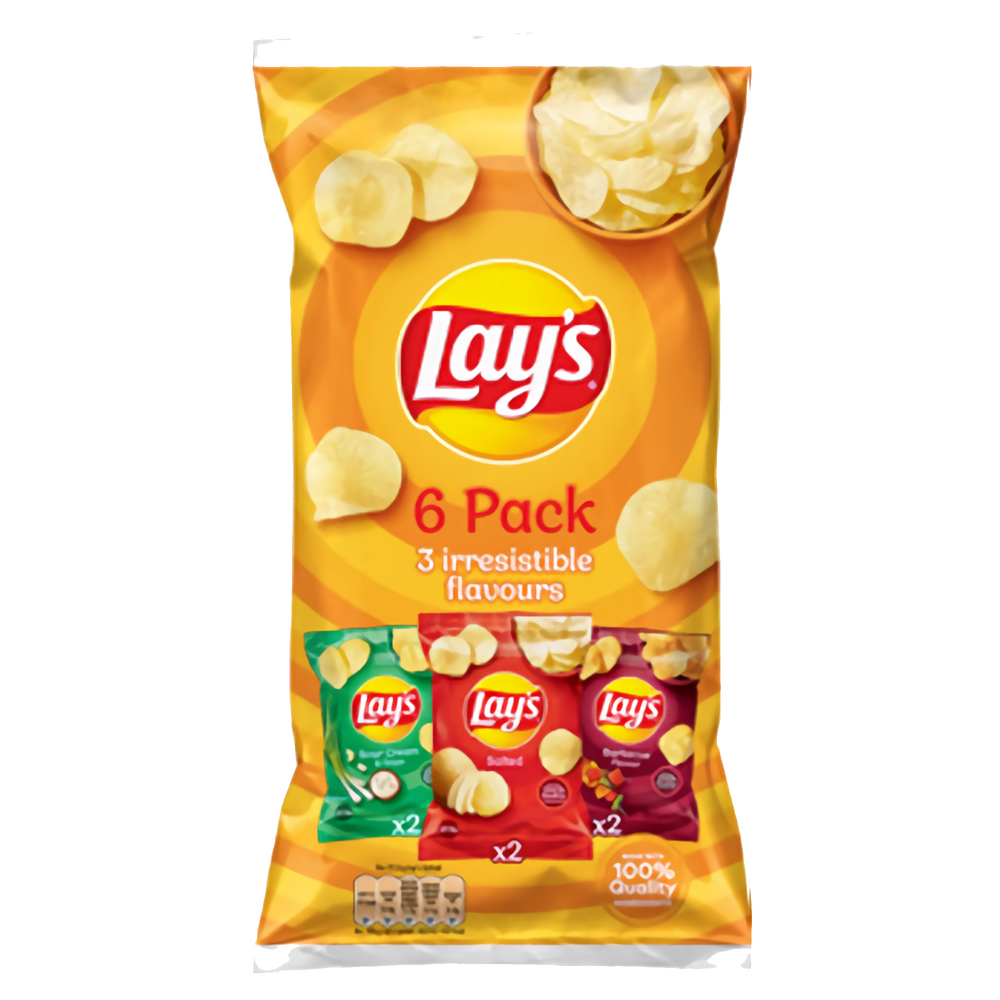 Lays 6-pack 14x (6x27,5g)