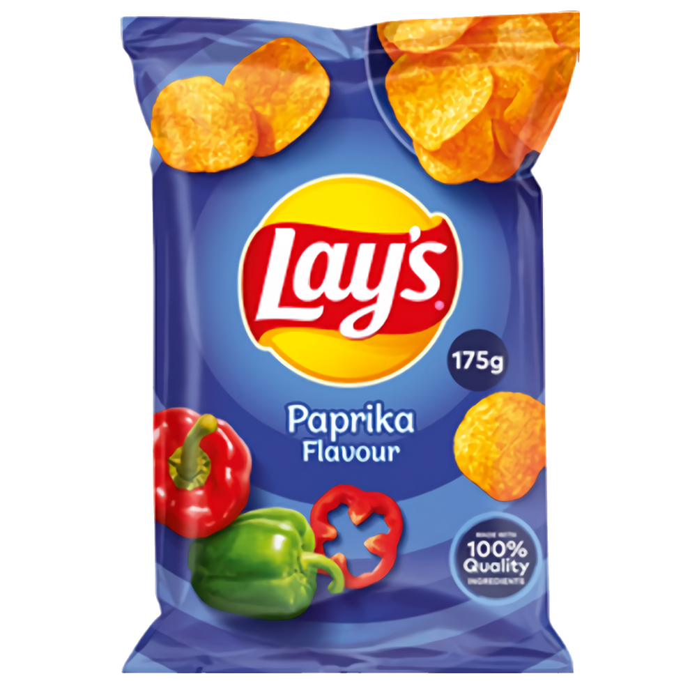 Lays Chips & Snacks Paprika 18x175g
