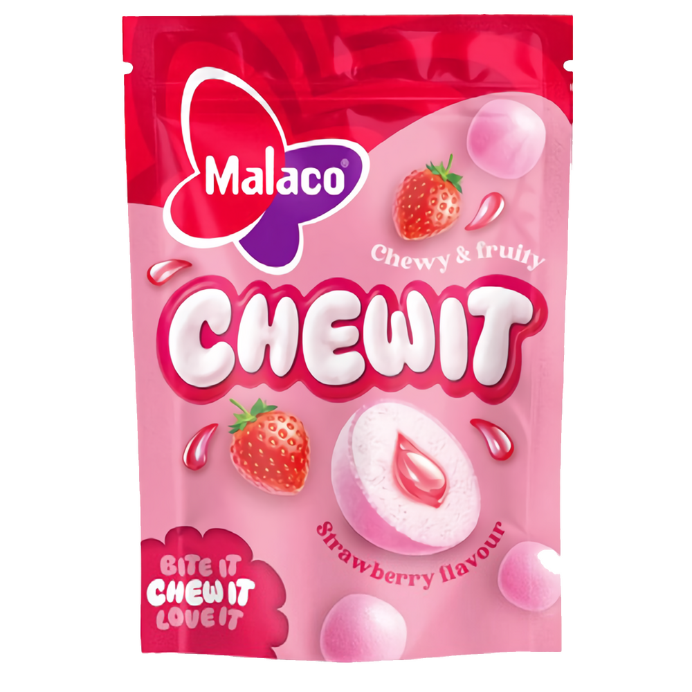 Malaco Chewit Strawberry 9x115g