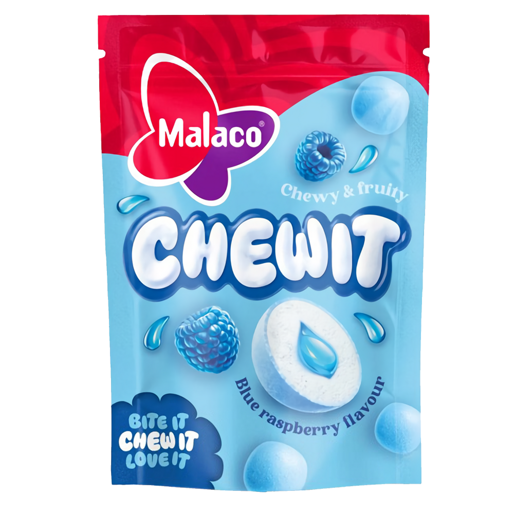 Malaco Chewit Blue Raspberry 9x115g