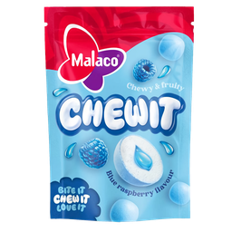 [MAL1018751] Malaco Chewit Blue Raspberry 9x115g
