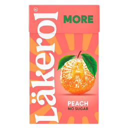 [MAL1019042] Läkerol MORE Peach 16 x 30 g