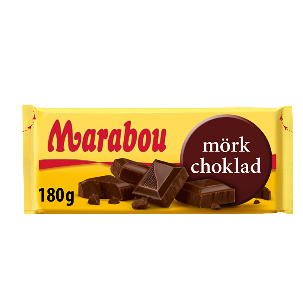 MARABOU MÖRK CHOKLAD 180G