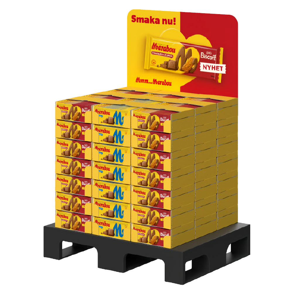 MARABOU BISCOFF+MJÖLK 160G MIX 1/2-PALL NYHET VECKA 7